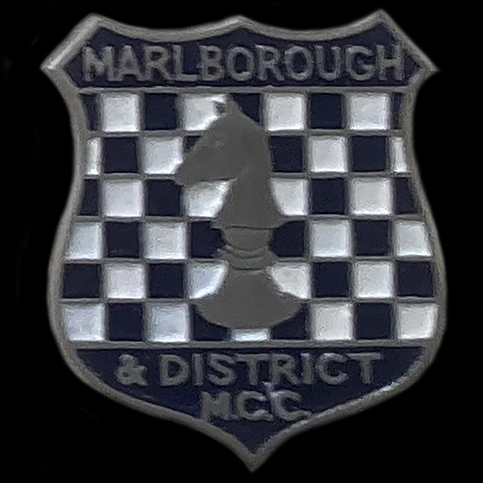Marlborough & District Motor Cycle Club Car Badge