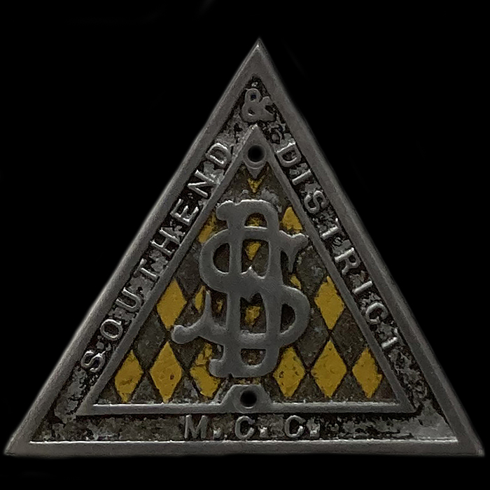 Southend & District Motor Cycle Club Car Badge