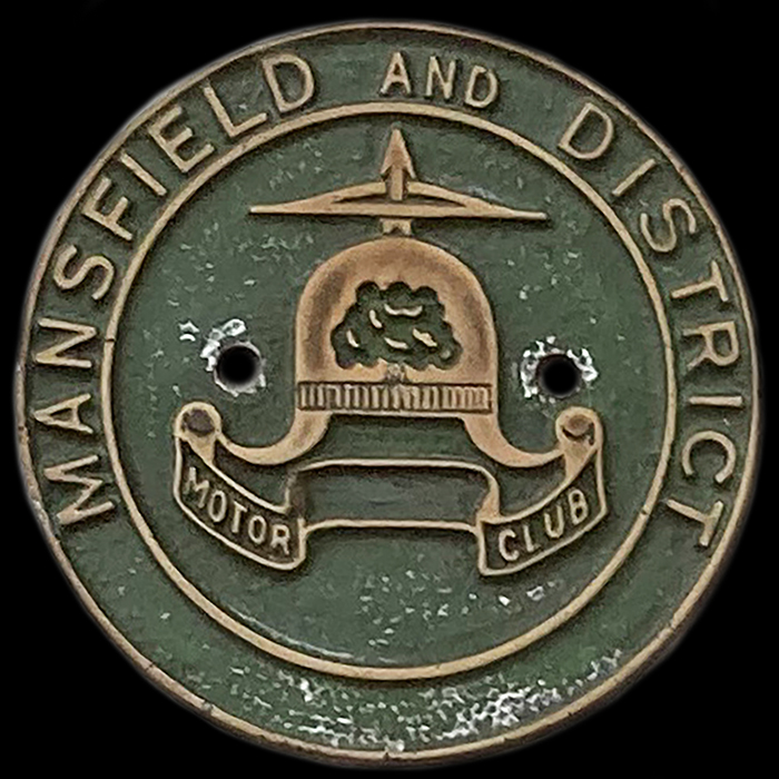 Mansfield & District Motor Club car badge