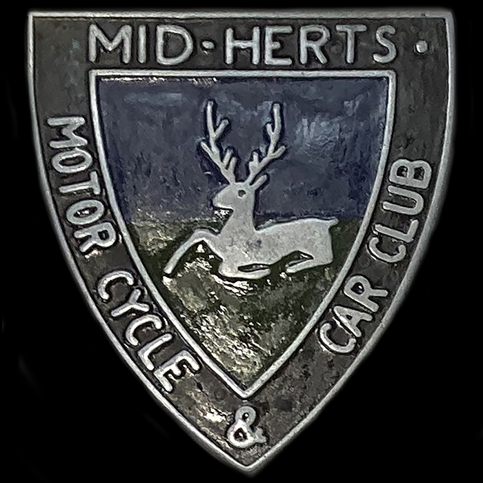 Mid-Herts Motor Cycle & Car Club car badge