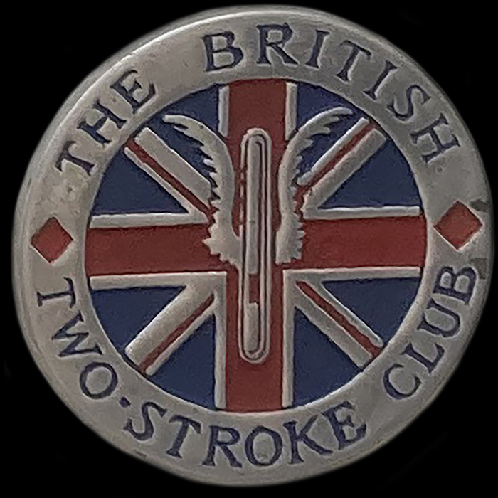 British Two-Stroke Club car badge