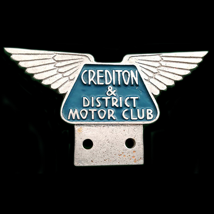 Crediton & District Motor Club Car Badge