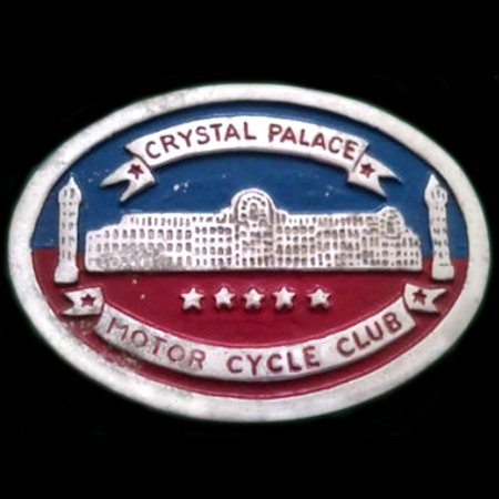 Crystal Palace Motor Cycle Club car badge