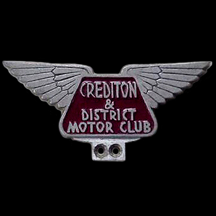 Crediton & District Motor Club Car Badge
