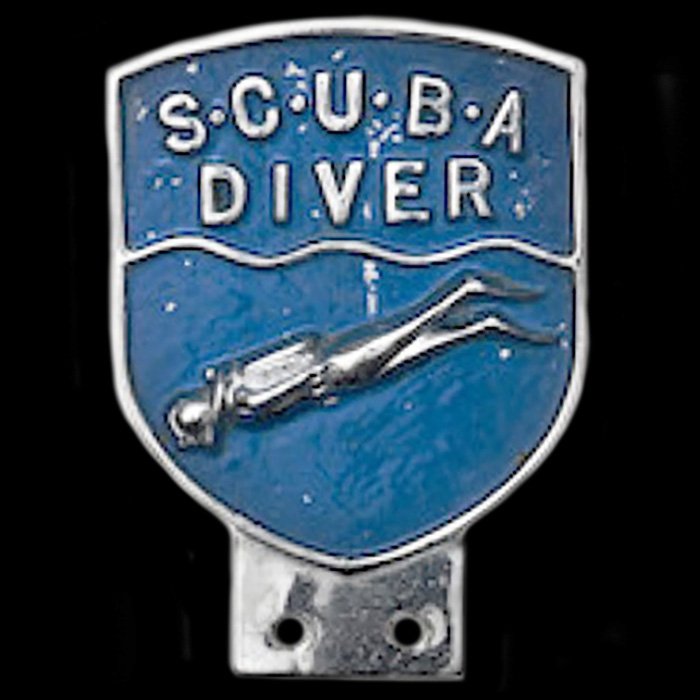 S.C.U.B.A. Diver Car Badge