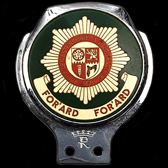 Leicestersdshire & Rutland Fire Service car badge