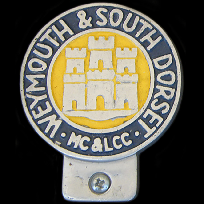 Weymouth & South Dorset Motor Cycle Club & Light Car Club Badge