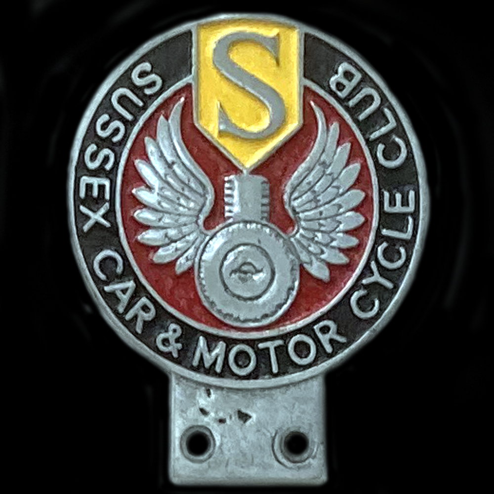 Sussex Car & Motor Cycle Club Car Badge