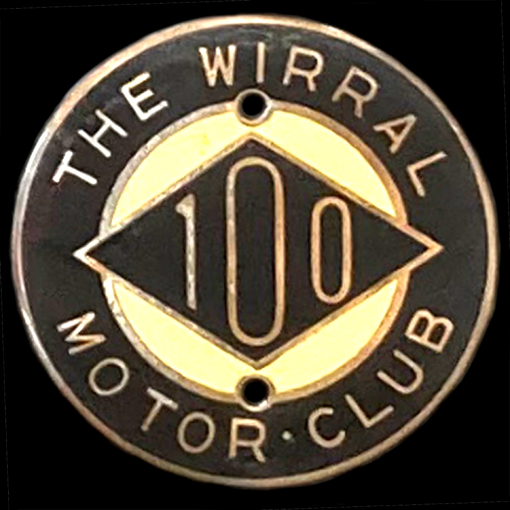 Wirral 100 Motor club car badge