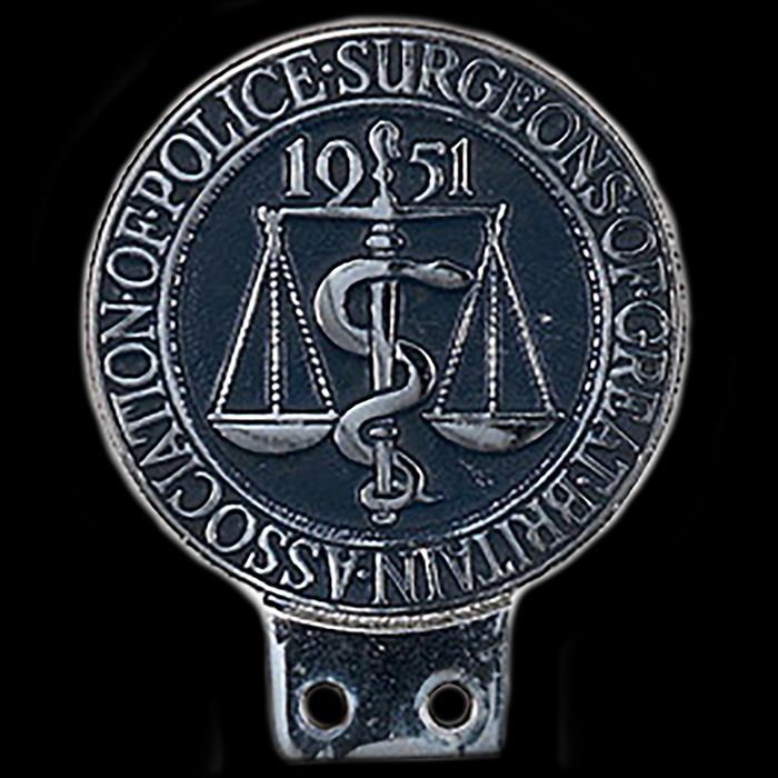 Association of Police Surgeons of Great Britain car badge