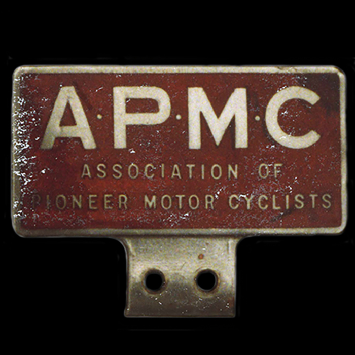 Association of Pioneer Motor Cyclists Car Badges