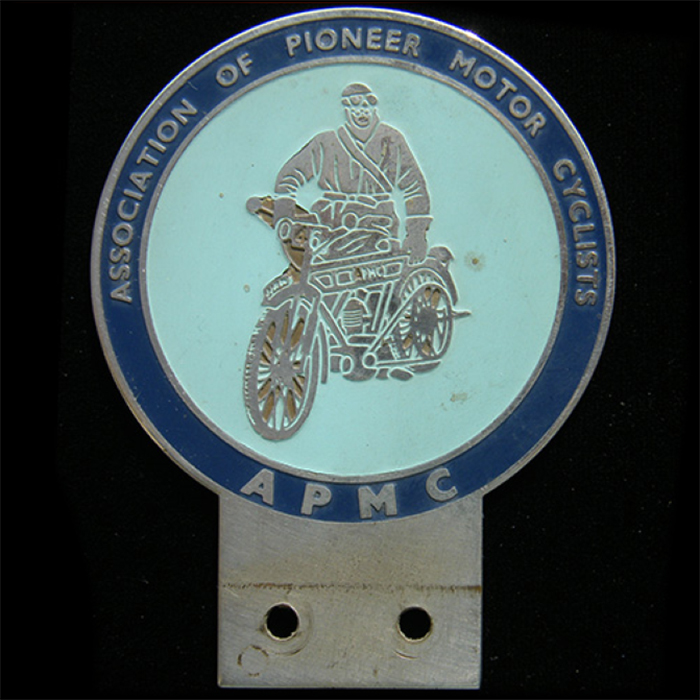 Association of Pioneer Motor Cyclists Car Badge 2
