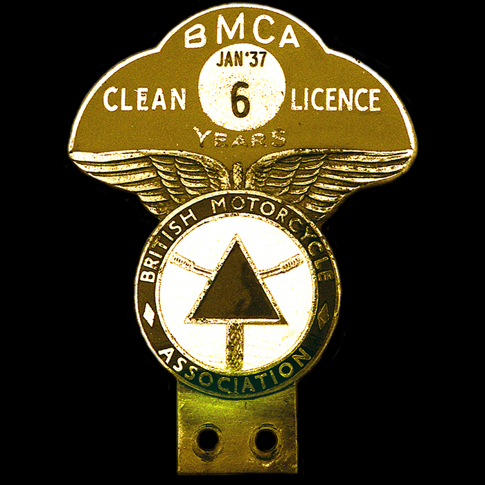 British Motor Cycle Association Car Badge