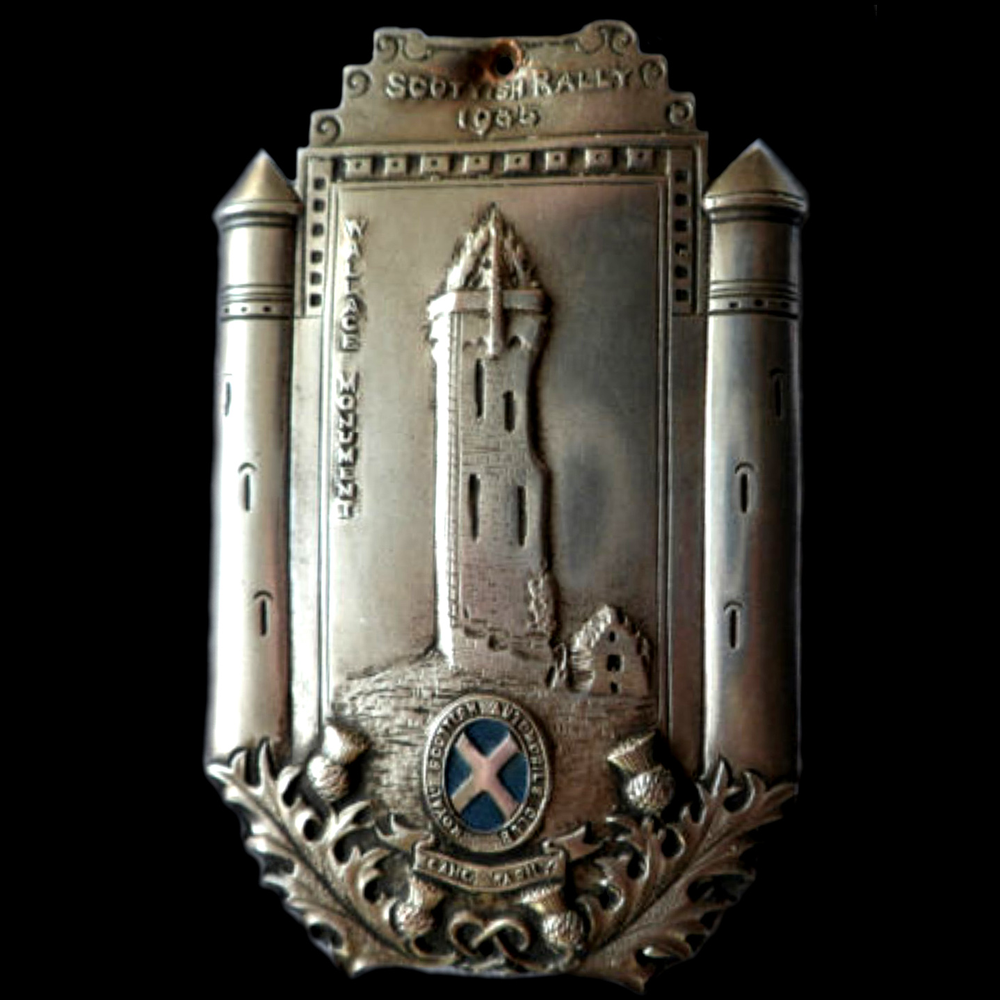 1935 Scottish Rally Car Plaque