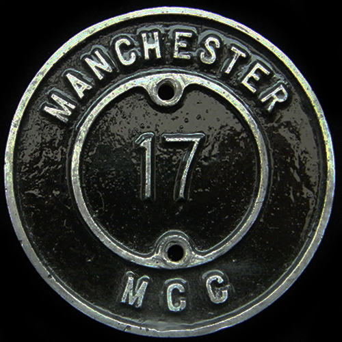 Manchester 17 Motor Cycle Club Car Badge