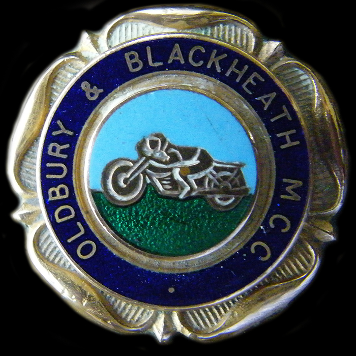 Oldbury & Blackheath Motor Cycle Club badge