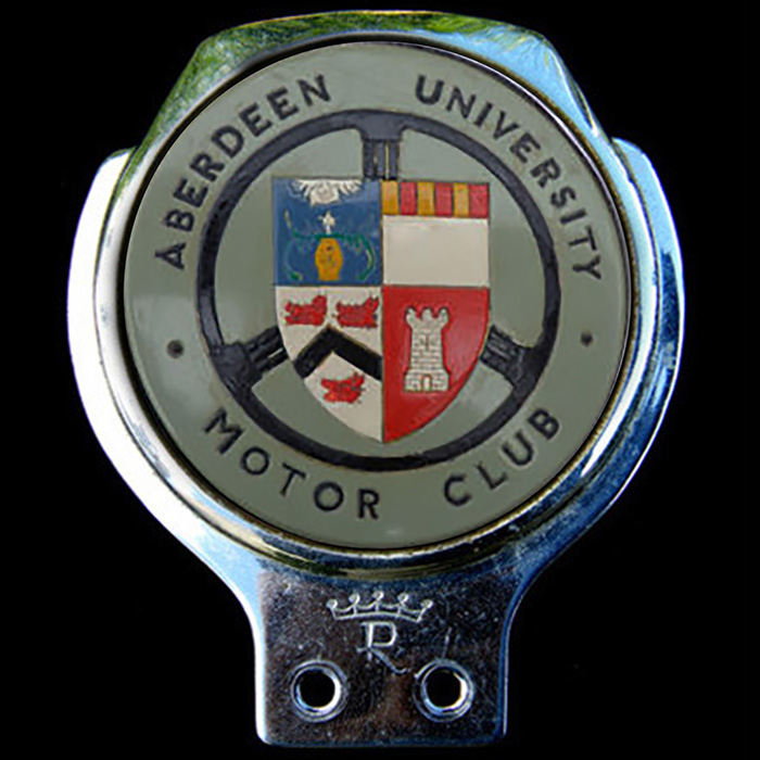 Aberdeen University Motor Club Car Badge