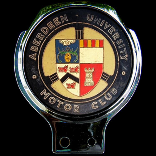 Aberdeen University Motor Club Car Badge