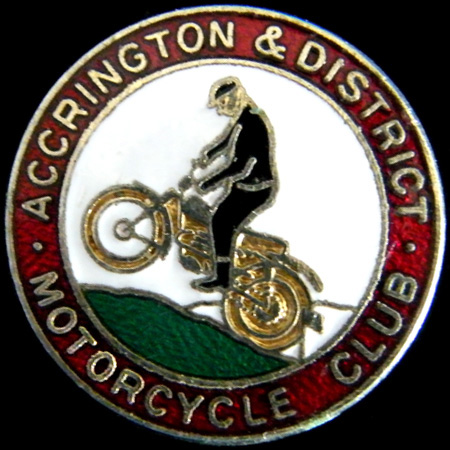 Accrington & District Motorcycle Club Lapel Badge