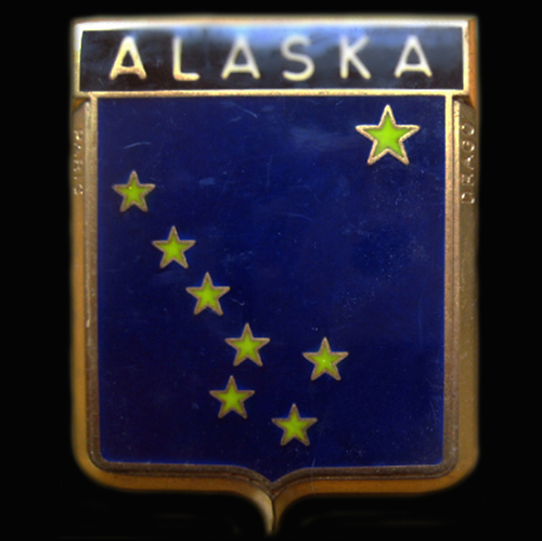 Alaska Car Badge (Drago)