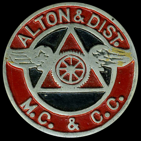 Alton & District Motor Cycle & Car Club Car Badge