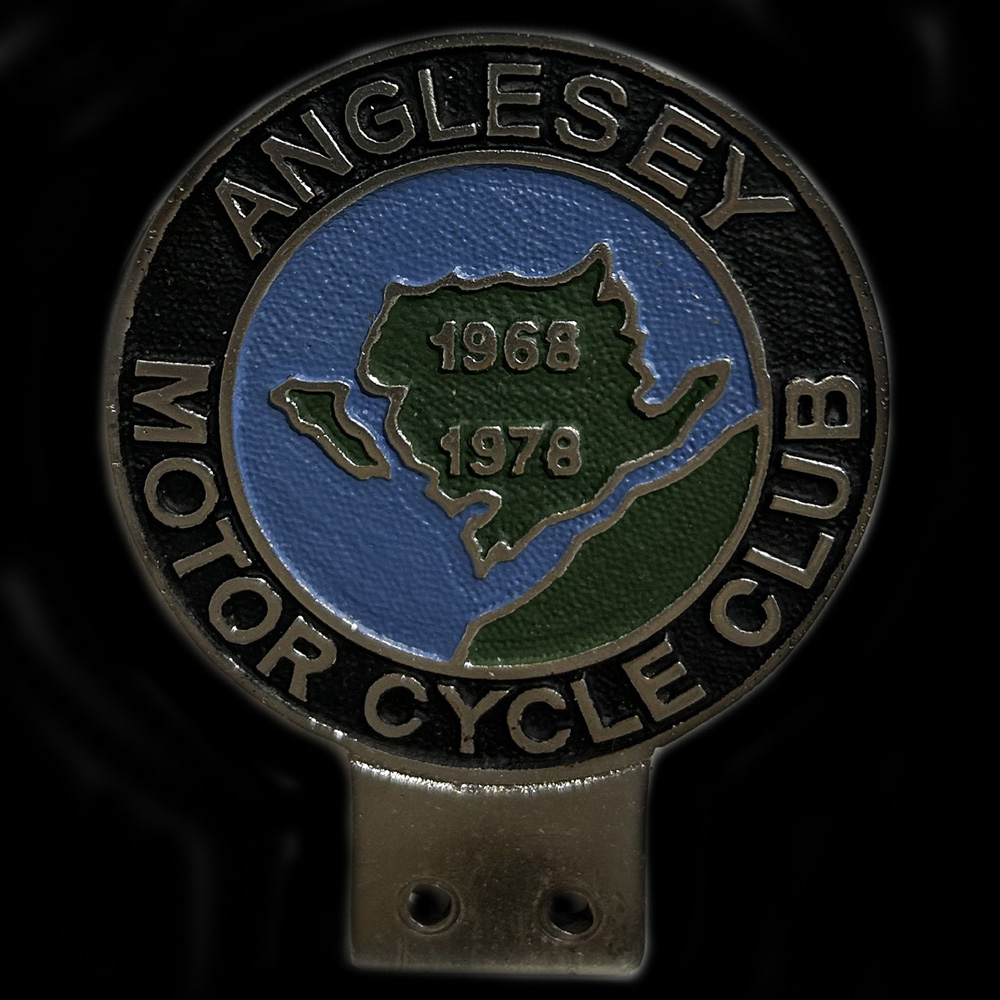 Anglesey Motor Cycle Cycle Club car badge