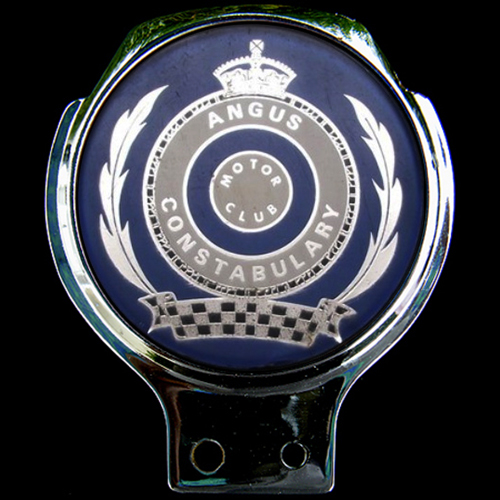 Angus Constabulary Motor Club Car Badge