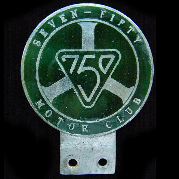750 Seven Fifty Motor Club car badge