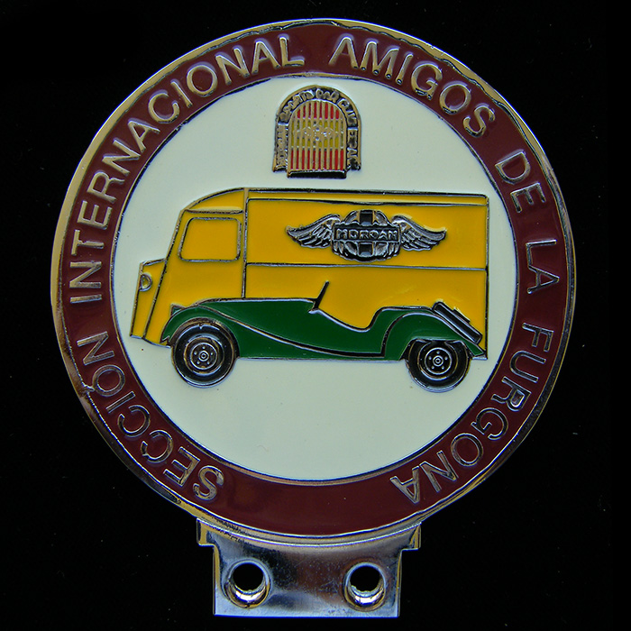 Morgan Internacional Amigos de la Furgona car badge