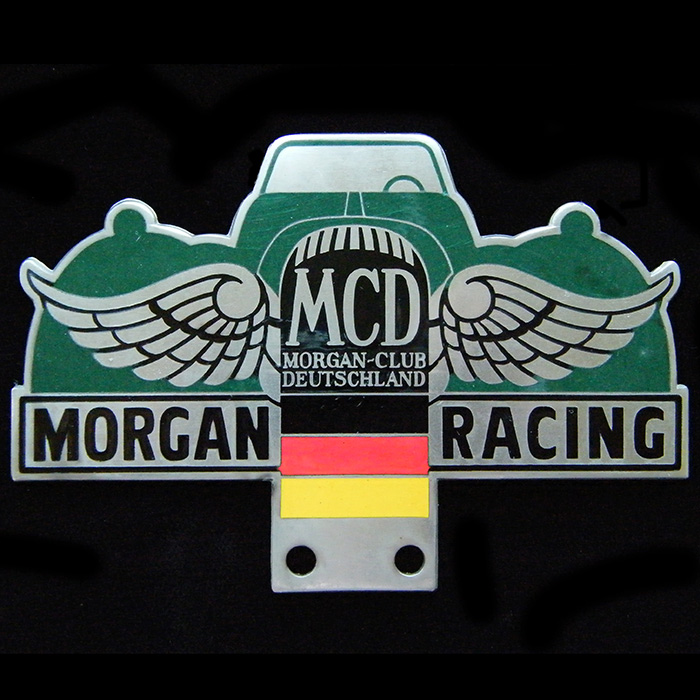 Morgan Racing car badge