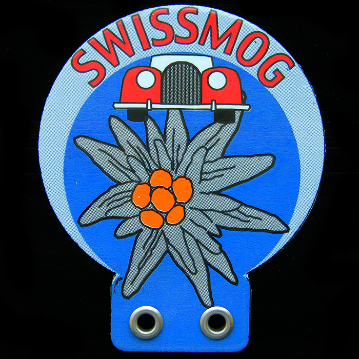Morgan Swissmog car badge