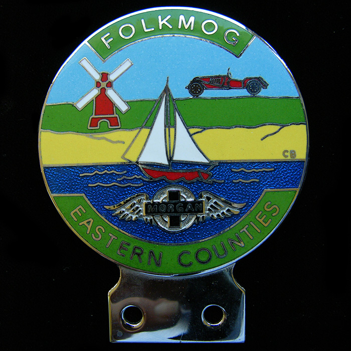 Morgan Folkmog Eastern Counties car Badge 