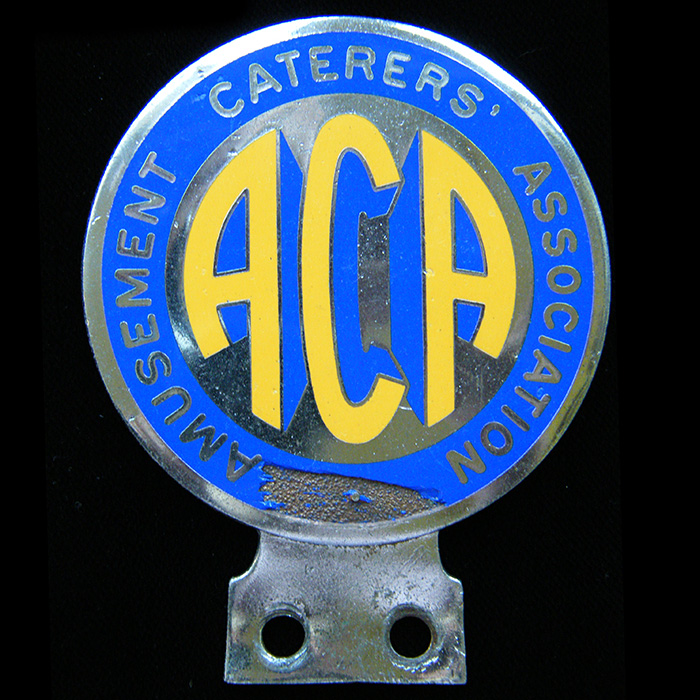 Amusement Caterers' Associaton car badge