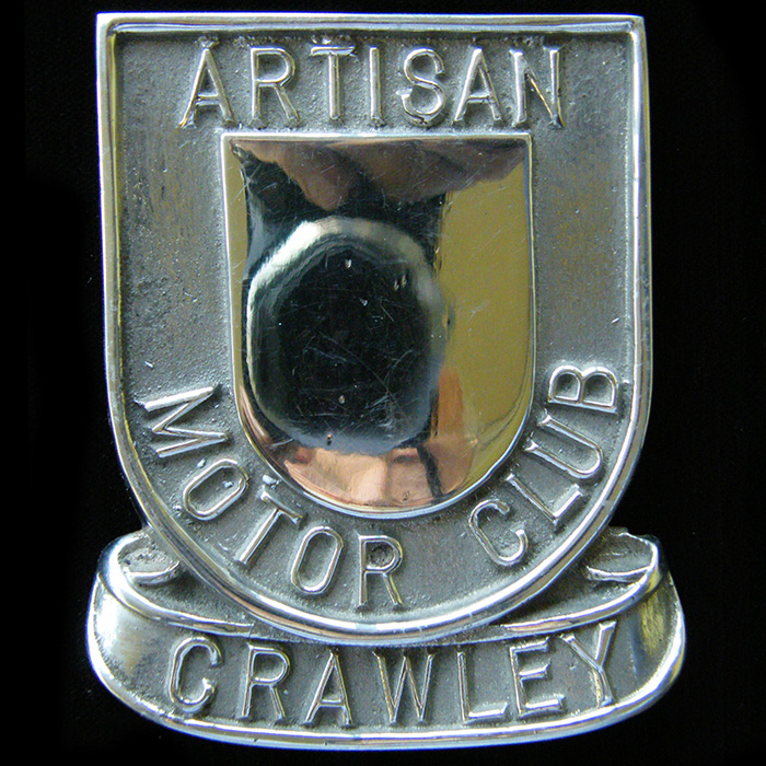 Artisan Motor Club Crawley car badge