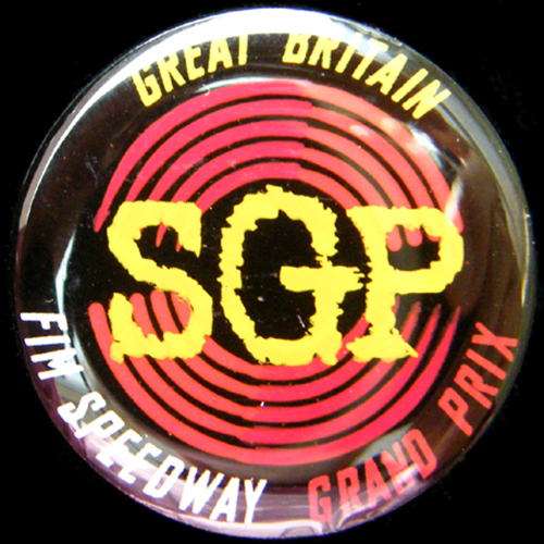 British Speedway Grand Prix Pin Badge