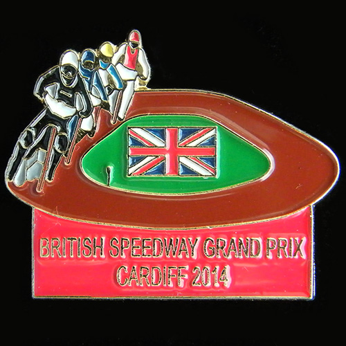 British Speedway Grand Prix Pin Badge