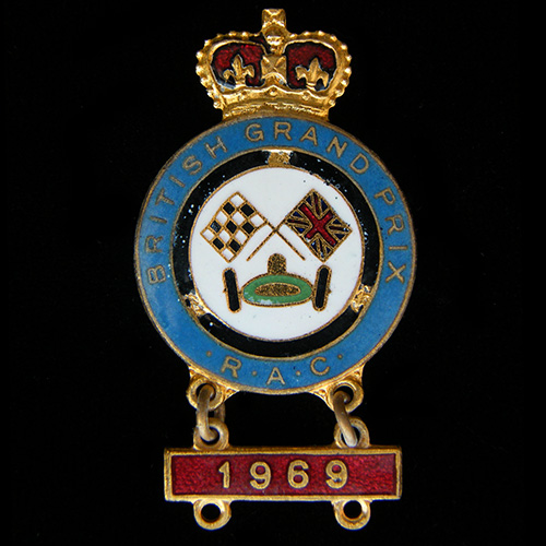 British Grand Prix (Car) lapel badge