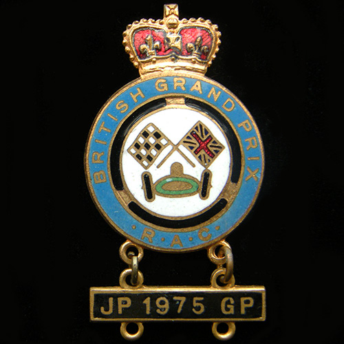 British Grand Prix (Car) lapel badge