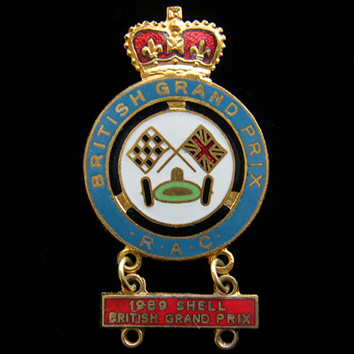 British Grand Prix (Car) lapel badge