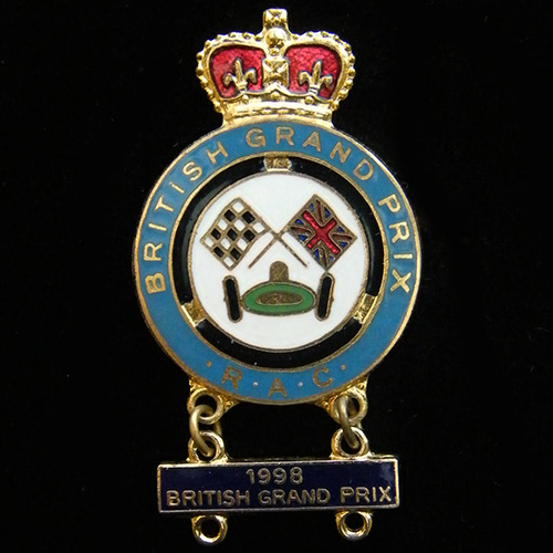 British Grand Prix (Car) lapel badge