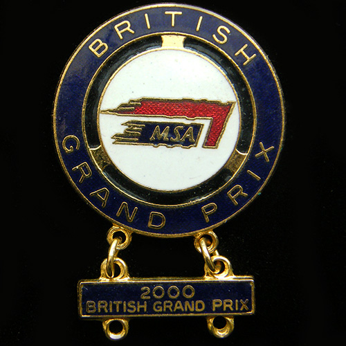 British Grand Prix (Car) lapel badge