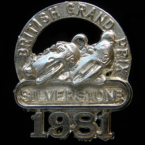 British Grand Prix (Motorcycle) pin badge