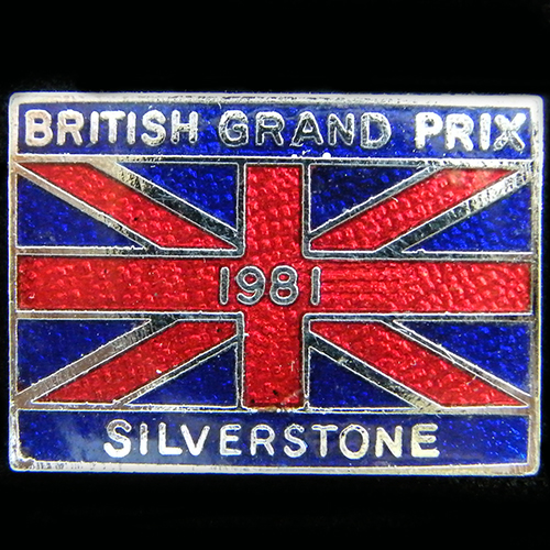 British Grand Prix (Motorcycle) pin badge
