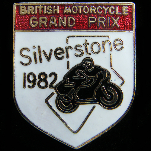 British Grand Prix (Motorcycle) pin badge