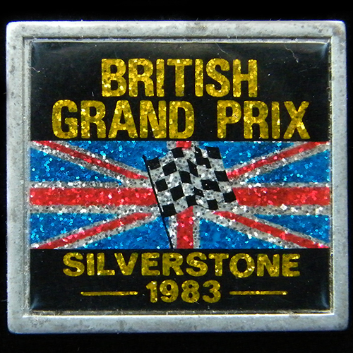 British Grand Prix  pin badge