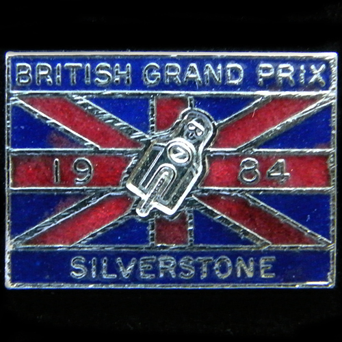 British Grand Prix (Motorcycle) pin badge