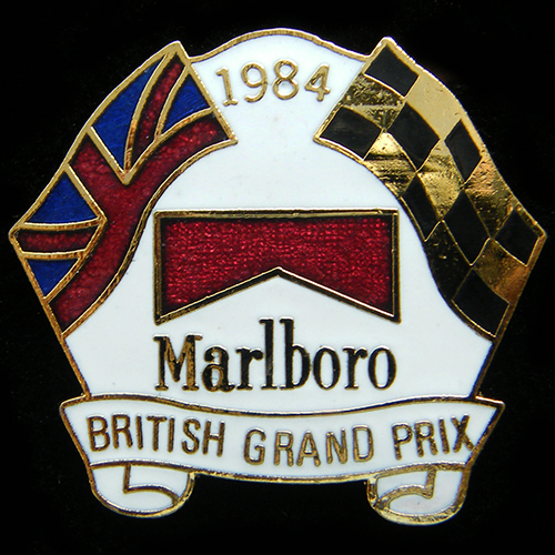 British Grand Prix pin badge