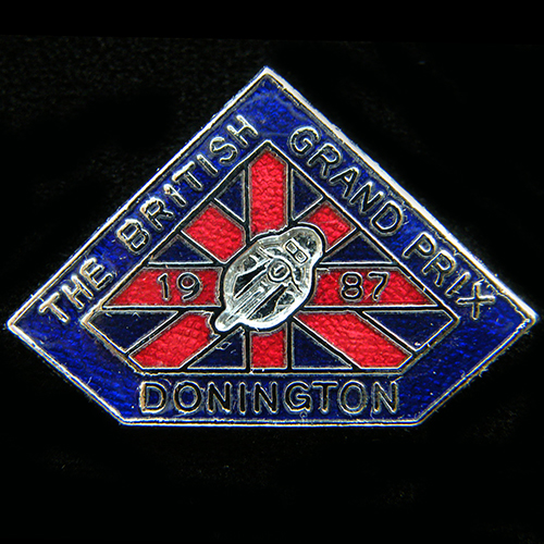British Grand Prix (Motorcycle) pin badge
