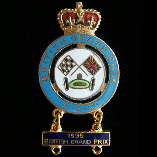 British Grand Prix (Car) lapel badge