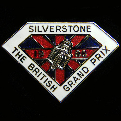 British Grand Prix (Motorcycle) pin badge